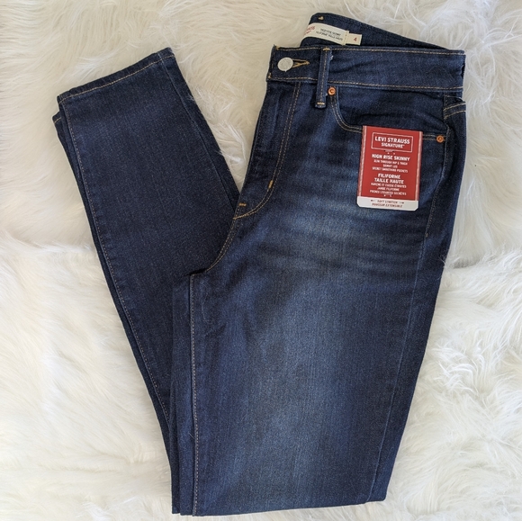 Levi's Denim - 🆕 Levi's Women's Soft Stretch High Waist Skinny Jeans, Classic Dark Wash 27x30